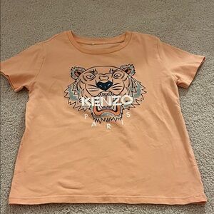 Kenzo Kids Peach Tiger Tee